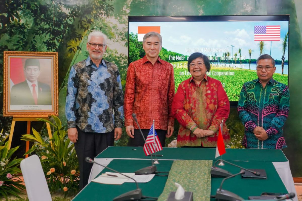 Indonesia, US ink MoU to strengthen environmental protection