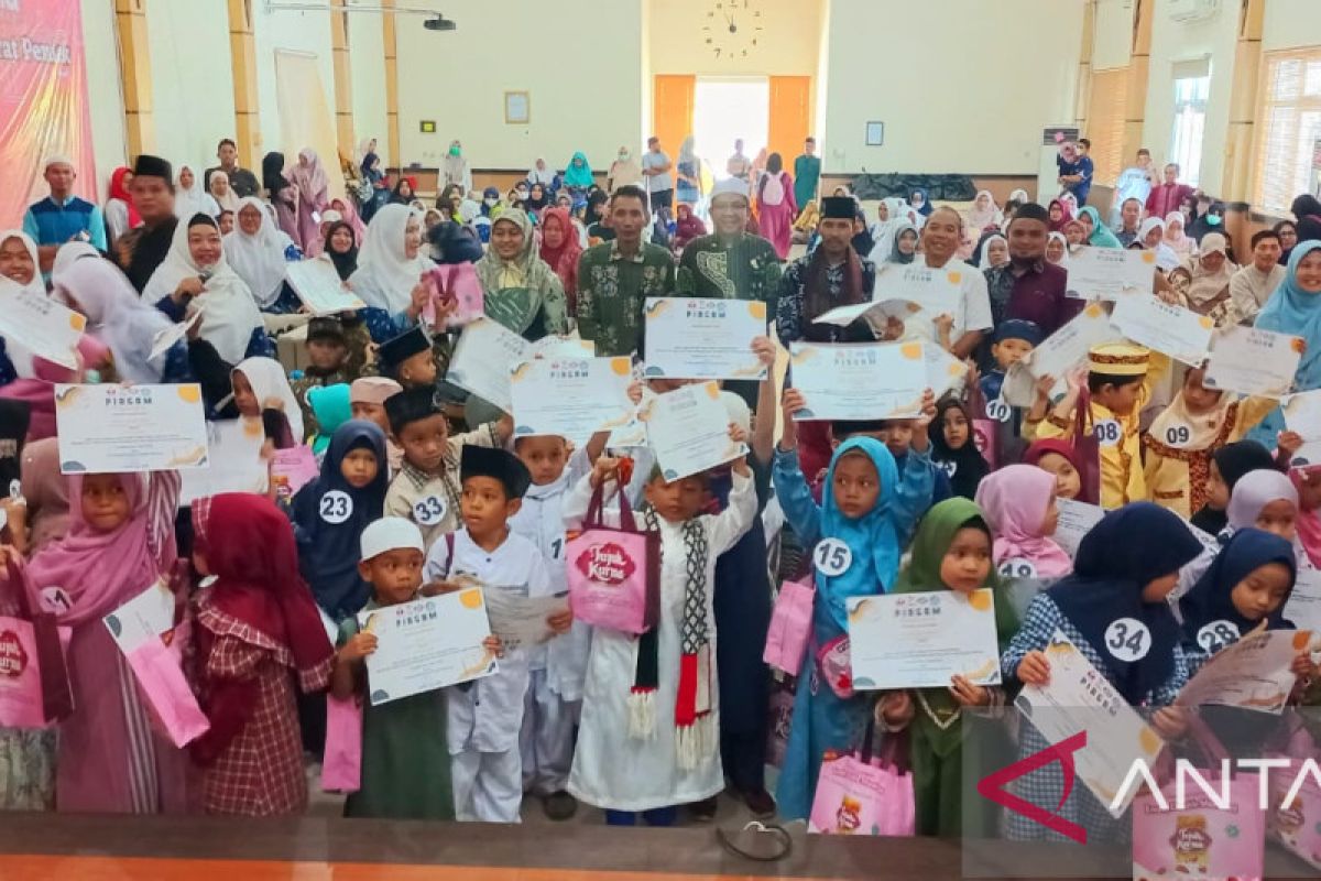 Puluhan anak PAUD ikuti lomba Dai cilik dan hafalan ayat pendek