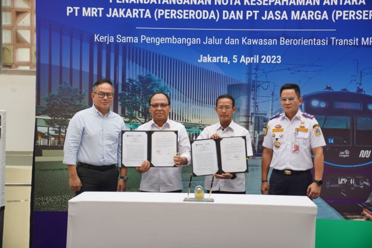 Wamen BUMN puji kolaborasi Jasa Marga dan MRT Jakarta kembangkan TOD