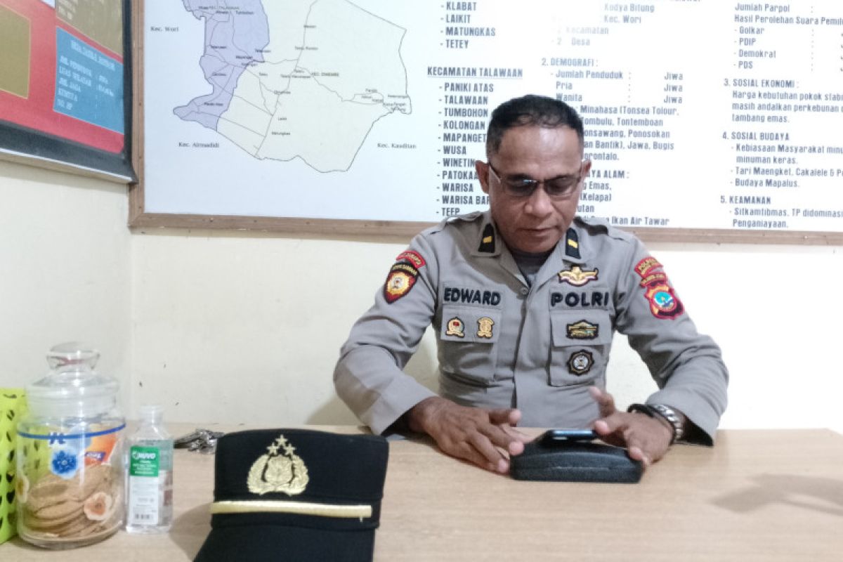 Kepolisian melakukan penyelidikan kebakaran Pasar Tatelu- Minahasa Utara