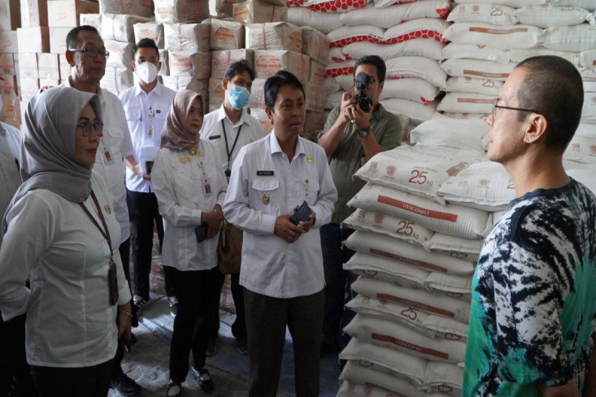Jelang Lebaran, Pemkab Gunungkidul bersama TPID DIY pantau stok pangan di distributor