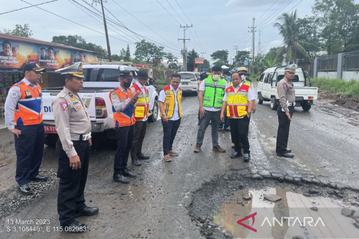 Arus mudik Lebaran, BPJN Kalsel perbaikan jalan lintas kota provinsi