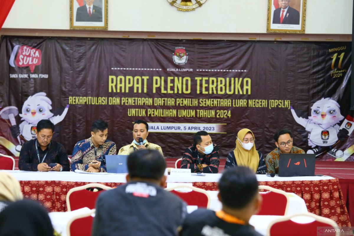 PPLN Kuala Lumpur tetapkan 491.152 orang DPSLN Pemilu 2024
