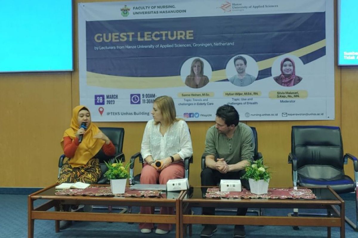 Faculty of Nursing of Hasanuddin University Holds a Guest Lecture on Eldercare by Experts from Groningen, The Netherlands
