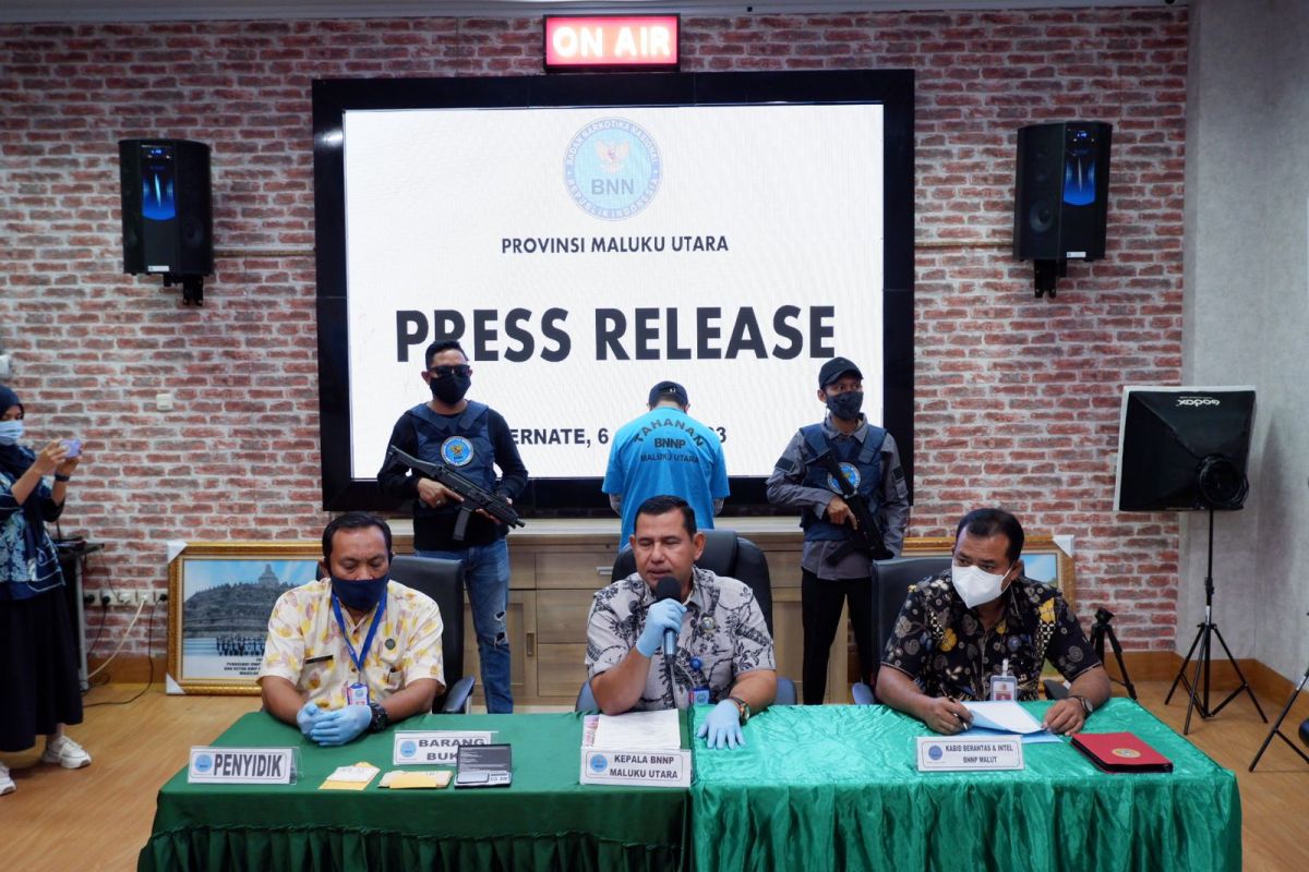 BNN Maluku Utara ungkap jaringan peredaran sabu asal Jakarta