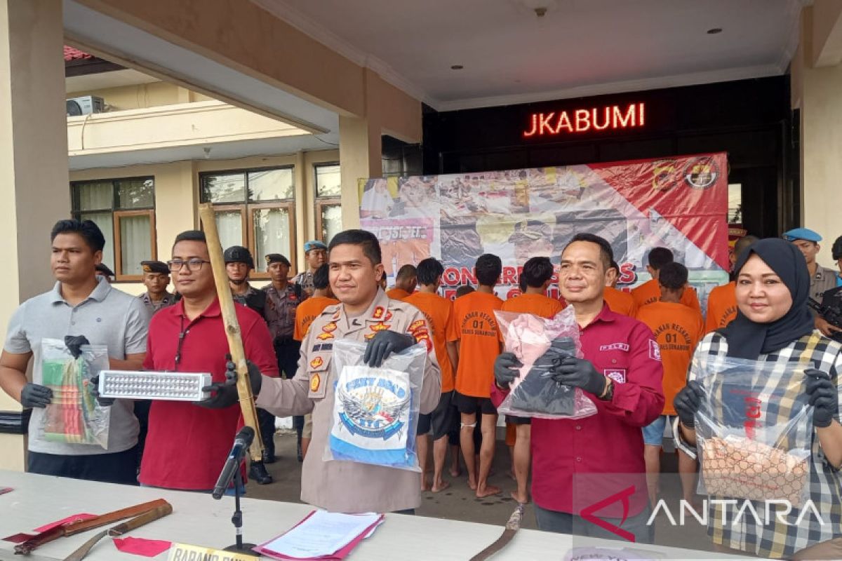 Polres Sukabumi tetapkan tujuh pemuda tersangka penganiayaan