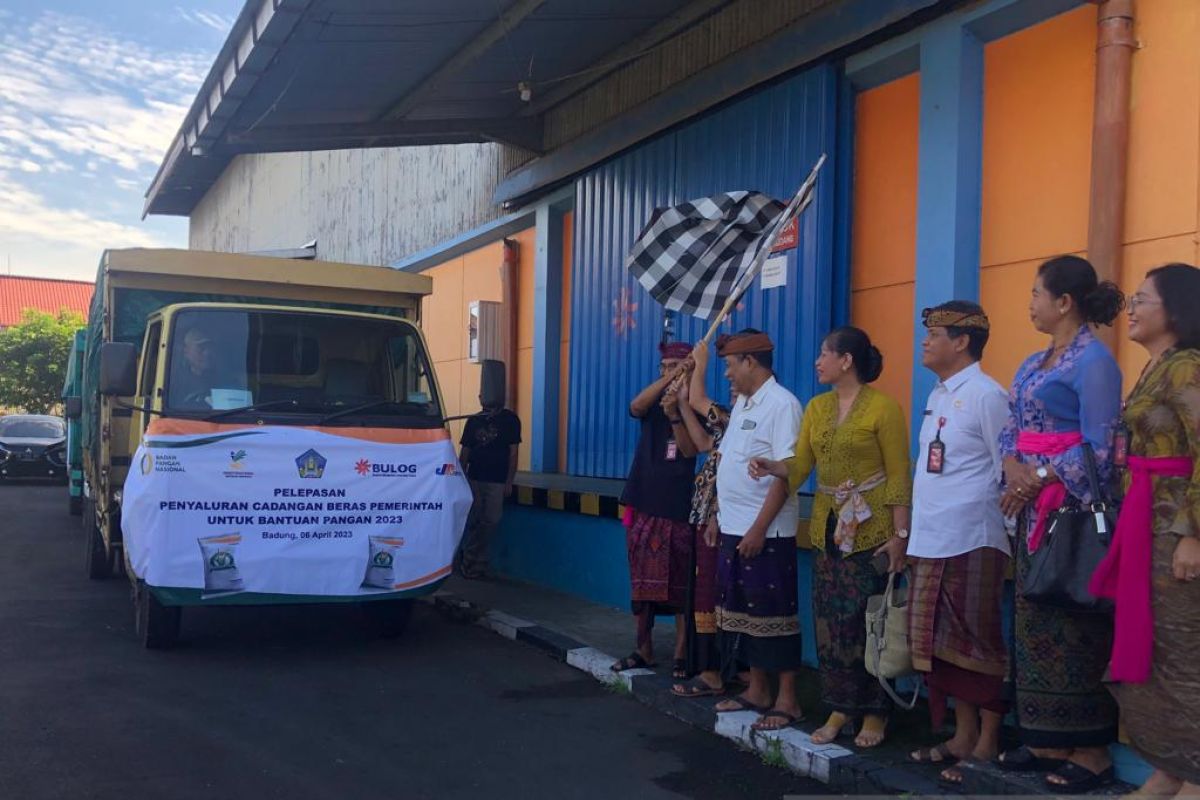 Bulog distributes 6 thousand tons of rice to beneficiaries in Bali