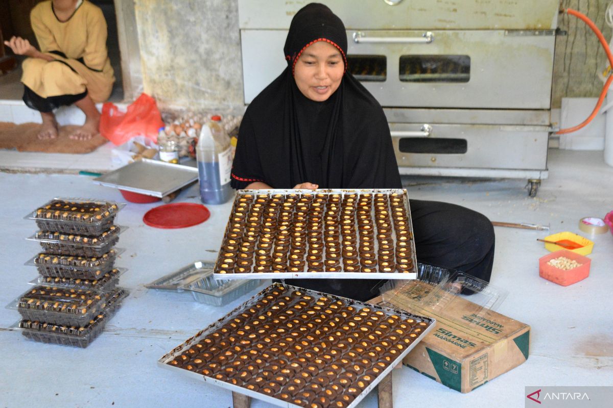 FOTO - Permintaan kue kering untuk lebaran