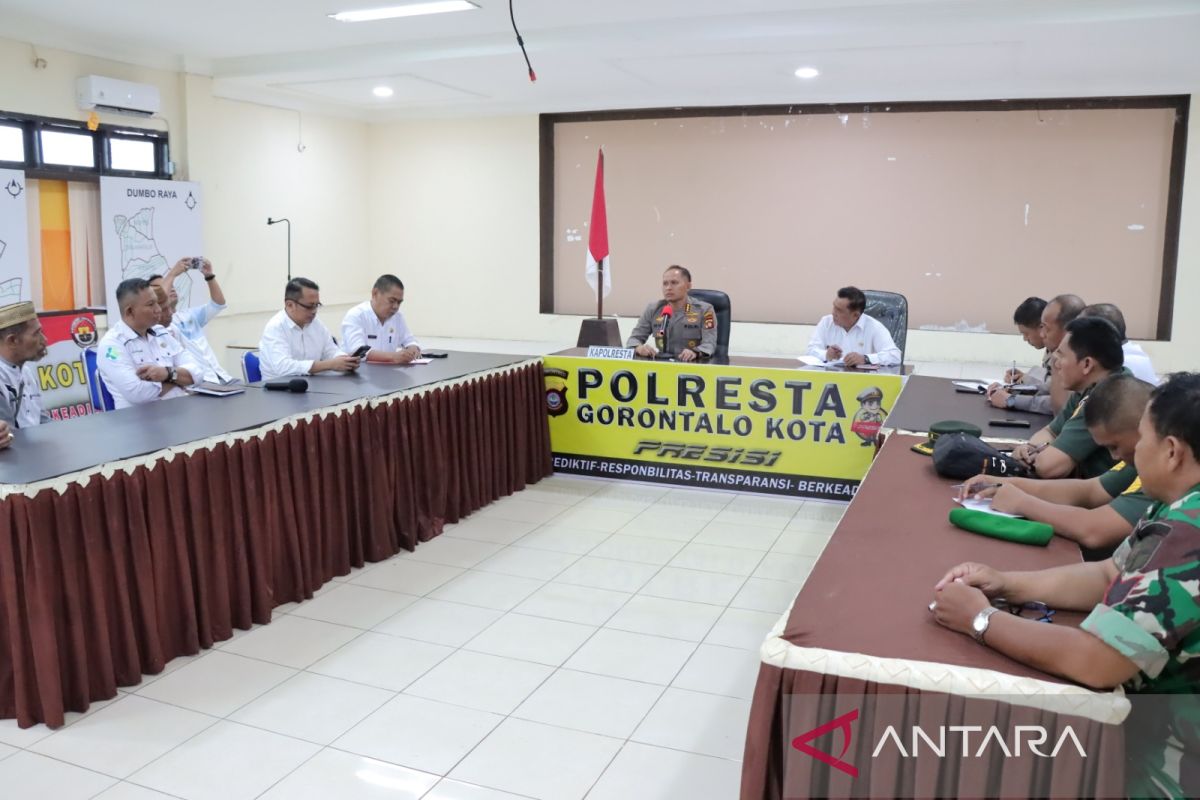 Polresta - Pemerintah Kota Gorontalo bahas pembukaan pasar senggol