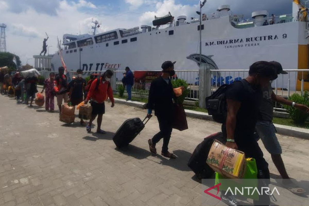 Diperkirakan 17.973 orang berangkat dari Pelabuhan Kumai saat mudik Lebaran 2023