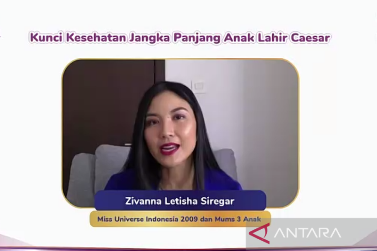 Putri Indonesia Zivanna Letisha ungkapkan jalani persalinan dengan dua metode berbeda