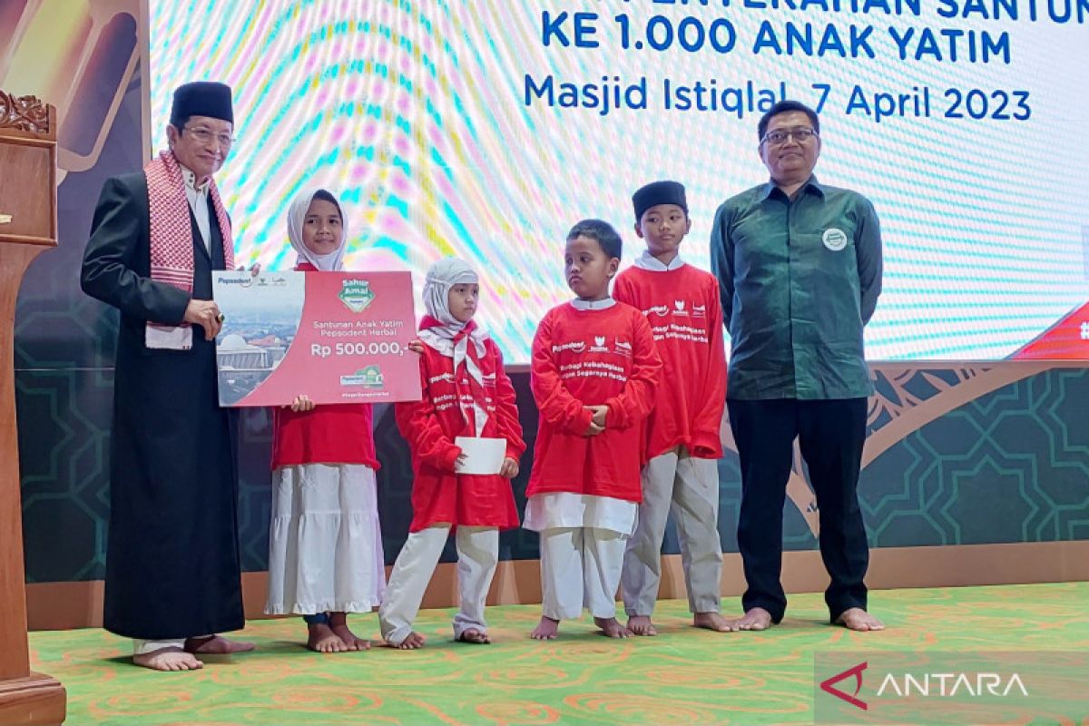 "Pepsodent Sahur Amal" dukung Masjid Istiqlal santuni 1.000 anak yatim