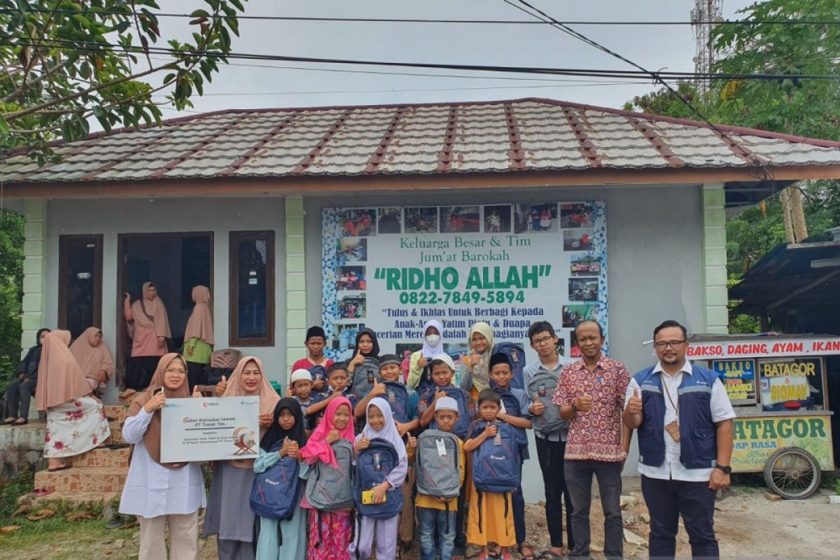 PT Timah santuni ratusan anak yatim Belitung