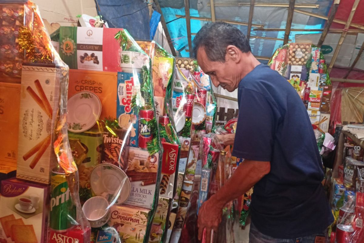 Pedagang parsel Pasar Kembang Cikini mengeluh sepi pembeli
