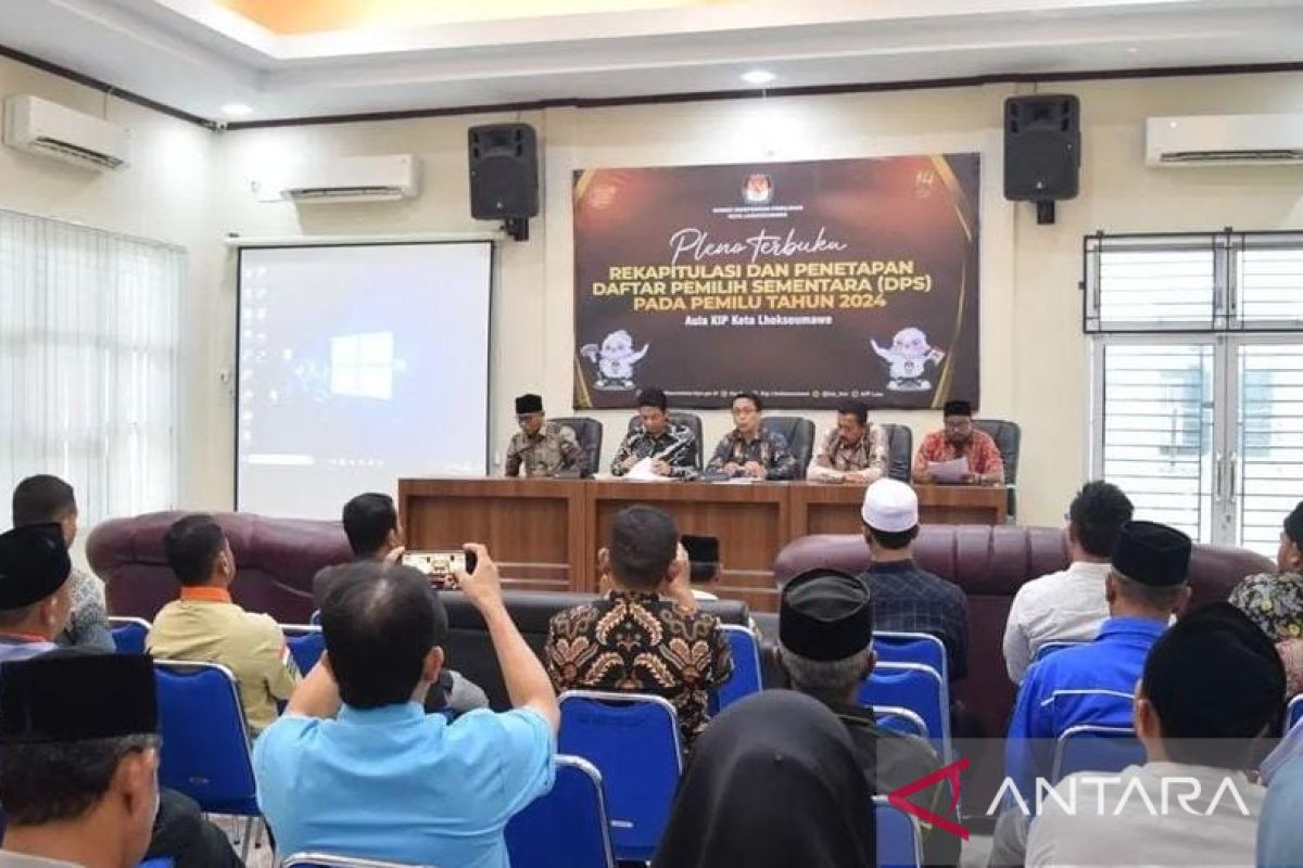 Pemilih sementara di Lhokseumawe sebanyak 134.255 orang