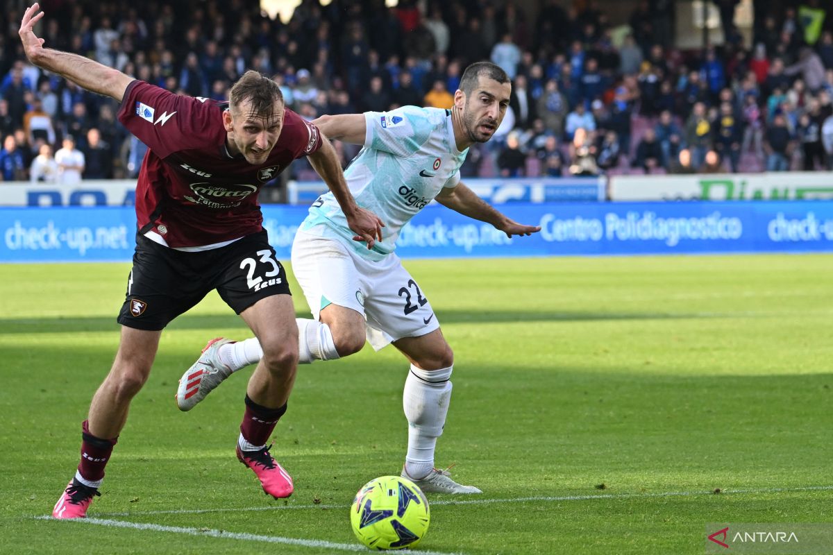 Inter Milan berbagi poin dengan Salernitana usai ditahan imbang 1-1