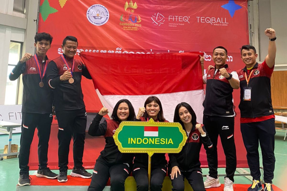 Teqball Indonesia meraih dua perunggu Pra-SEA Games 2023 Kamboja