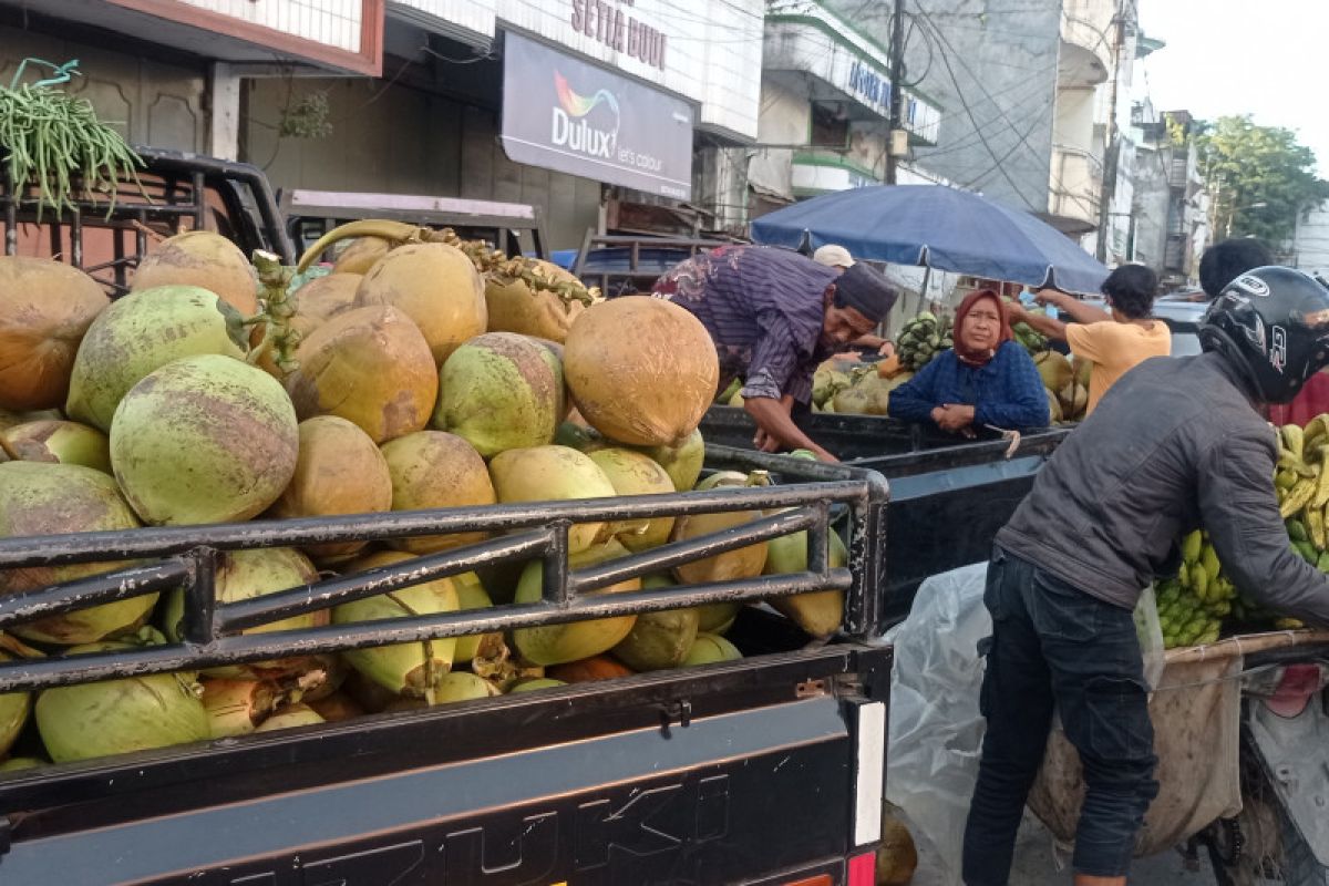 Permintaan kelapa muda di Lebak meningkat dua kali lipat pada bulan Ramadhan