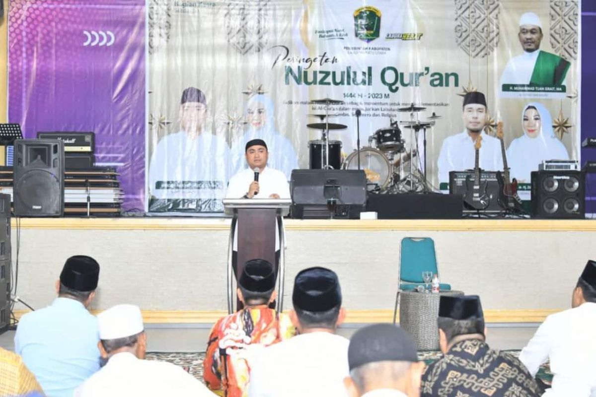 Pemkab Labura peringati  Nuzulul Qur'an 1444 H