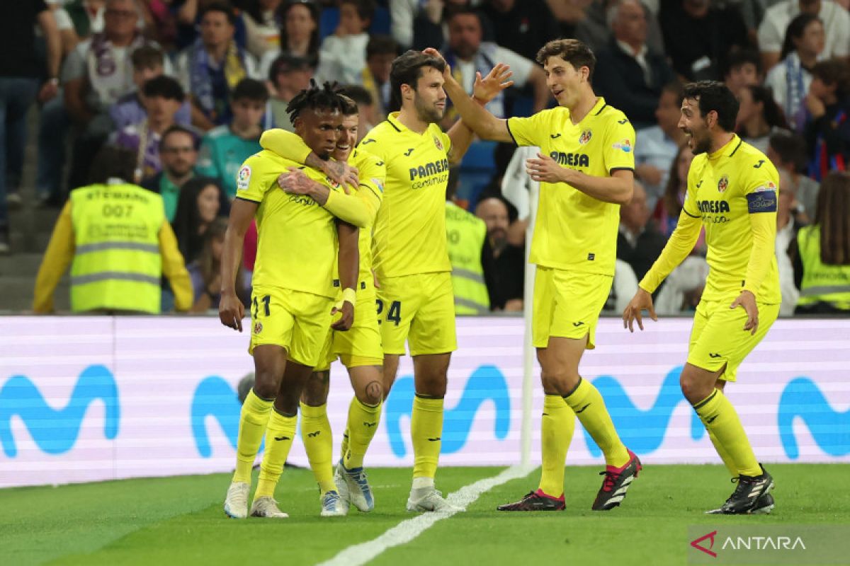Villarreal permalukan Real Madrid 3-2 di Santiago Bernabeu