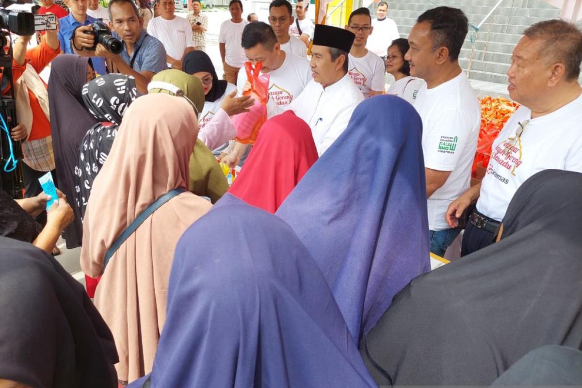 Pemprov Riau gandeng Sinar Mas Grup gelar pasar murah