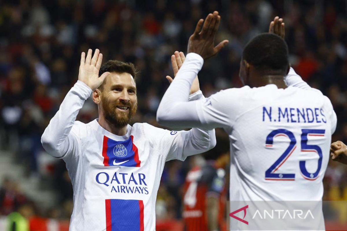 Hasil pertandingan Liga Prancis: PSG kokoh di puncak klasemen setelah tekuk Nice 2-0