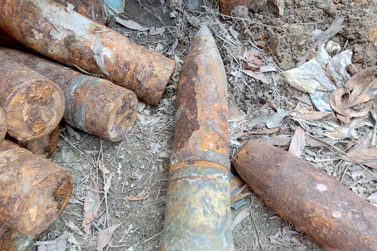 Penemuan 20 mortir di Belitung diduga peninggalan Perang Dunia II