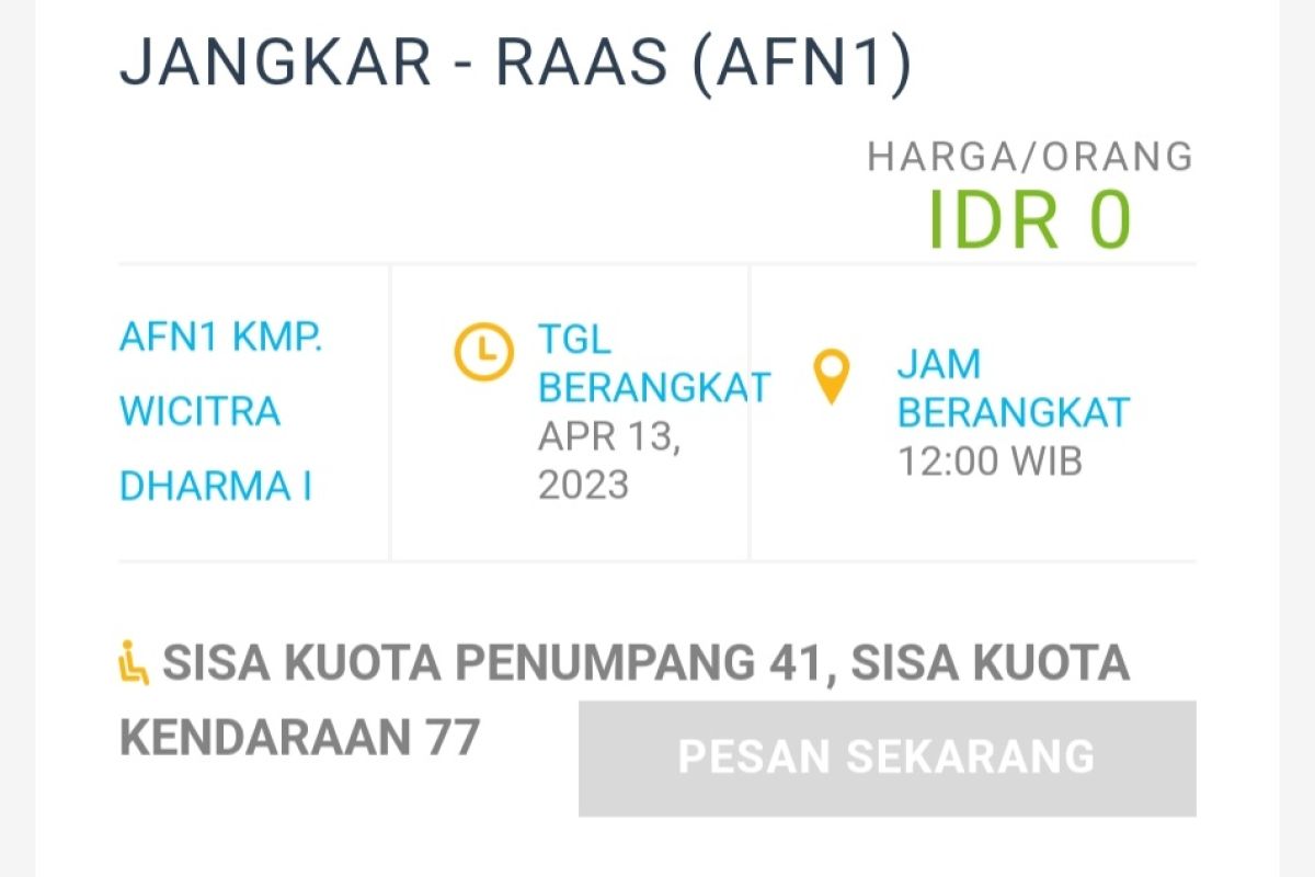 Pendaftaran daring mudik gratis Situbondo-Madura dibuka hari ini