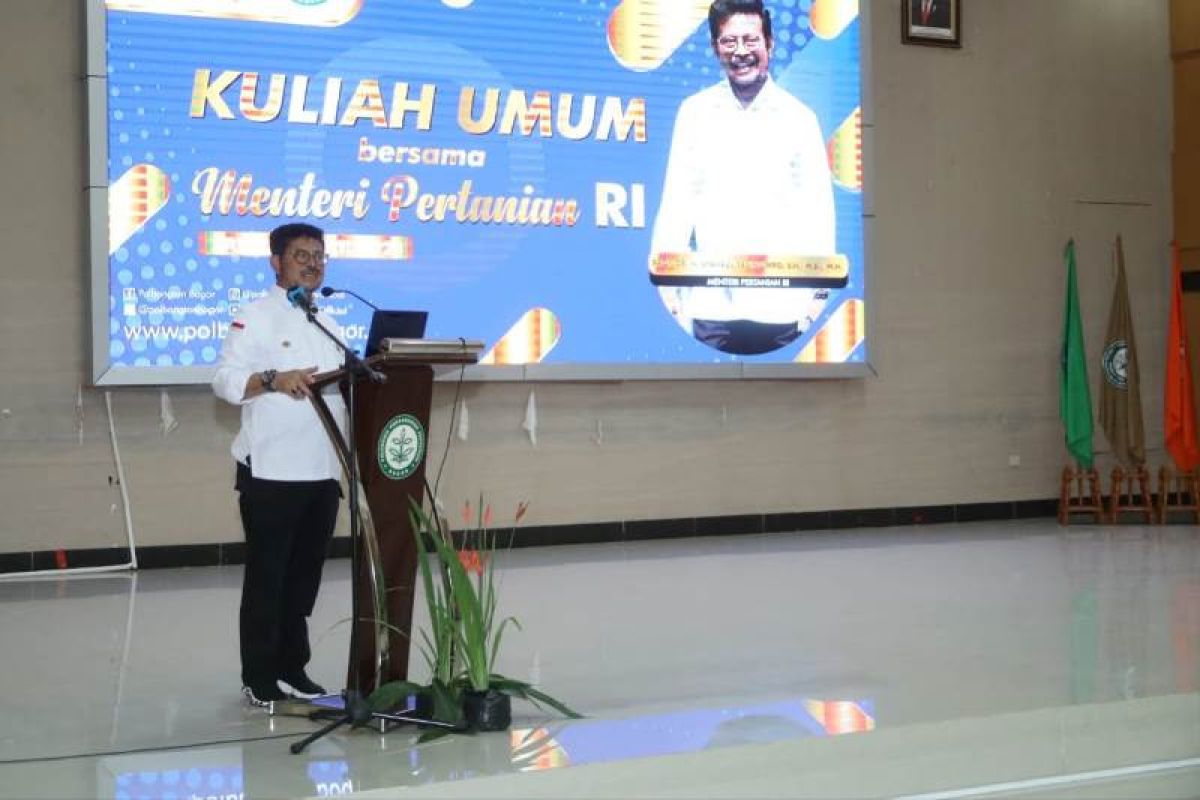 Mentan SYL dorong mahasiswa Polbangtan jadi pionir dan champion pertanian Indonesia