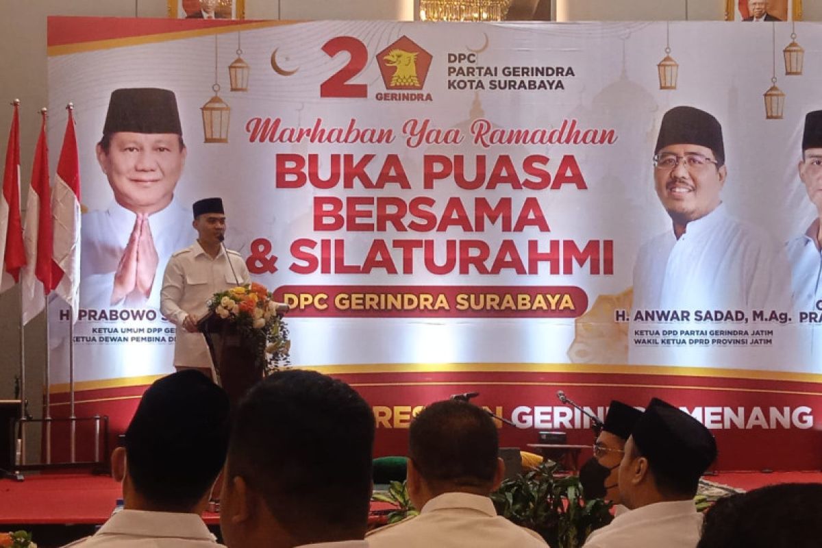 Gerindra Surabaya siapkan bacaleg potensial targetkan 10 kursi di Pemilu 2024