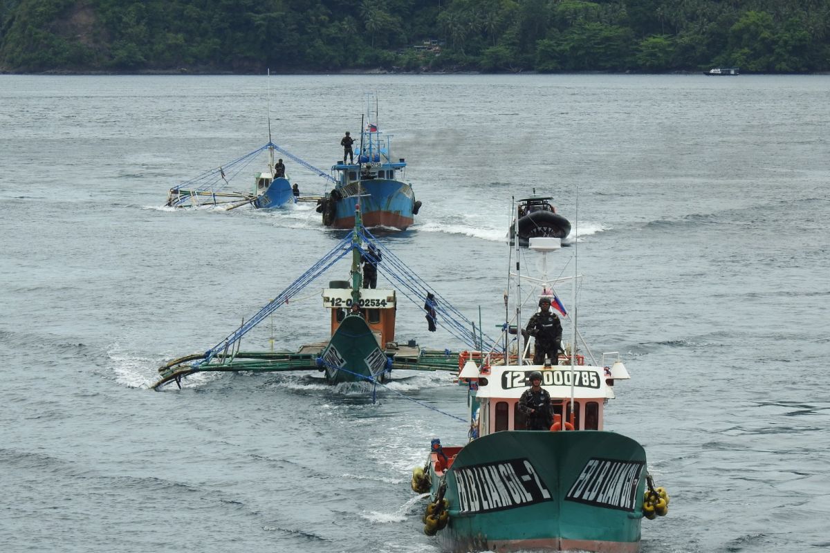 KKP tangkap enam kapal ikan asing di Laut Natuna dan Sulawesi