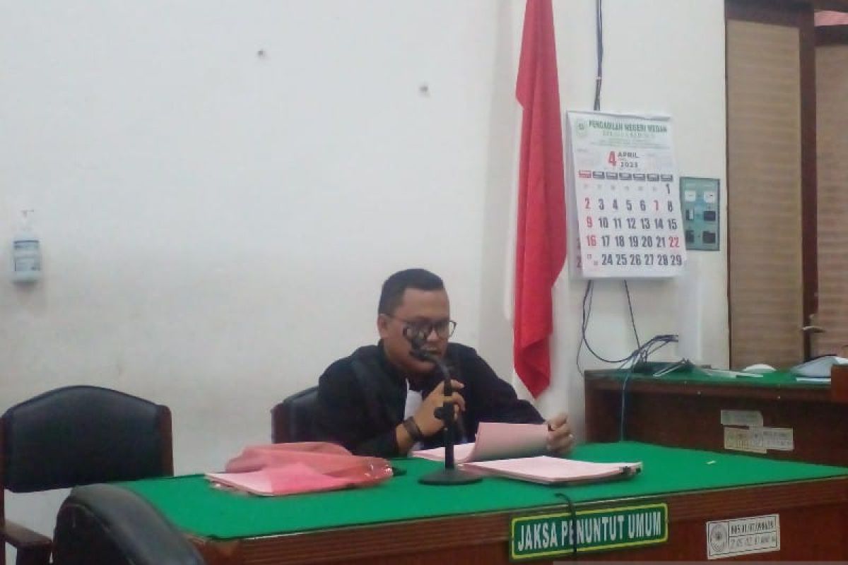 Mantan Kepala SMKN 2 Kisaran dituntut  7,6 tahun terkait korupsi BOS