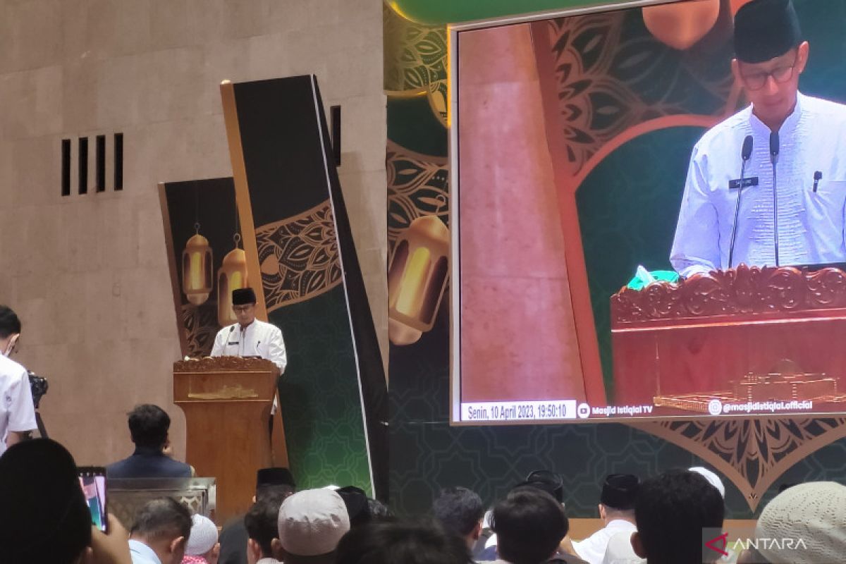 Sandiaga Uno harapkan pemudik membeli produk UMKM di kampung halaman