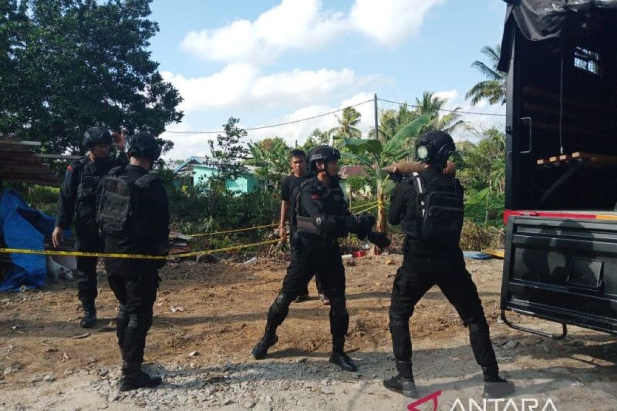 Brimob siap ledakkan puluhan mortir sisa Perang Dunia II di Belitung