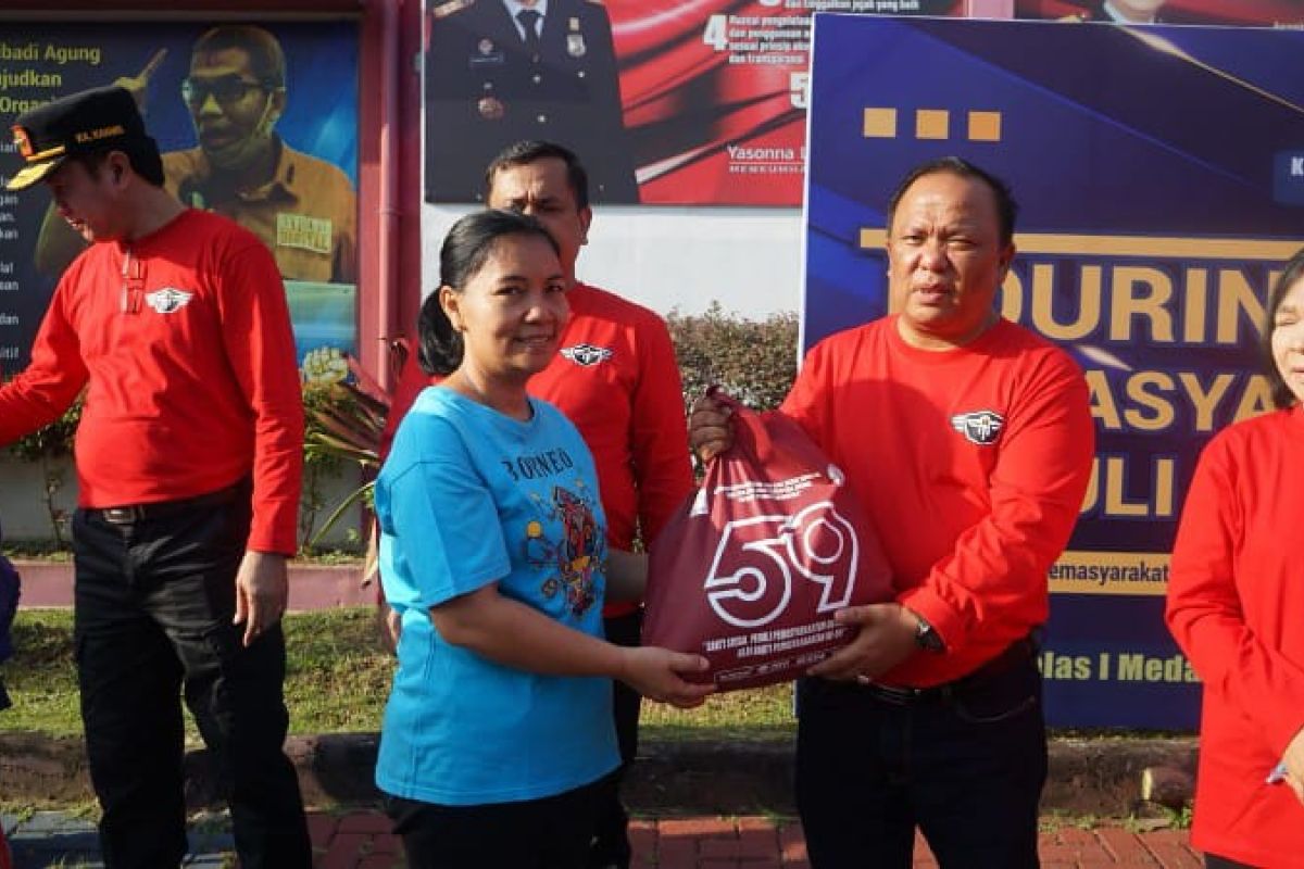 Lapas Kelas I Medan melakukan kegiatan turing dan  baksos