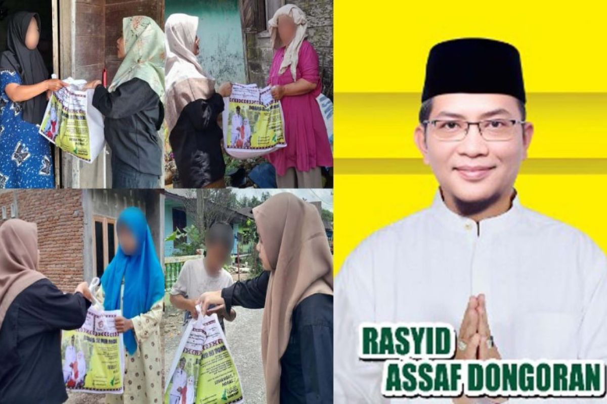 Rutinitas sembako yatim janda dari Wabup Tapsel di Ramadhan 2023 terdistribusi di Marancar dan Batang Angkola