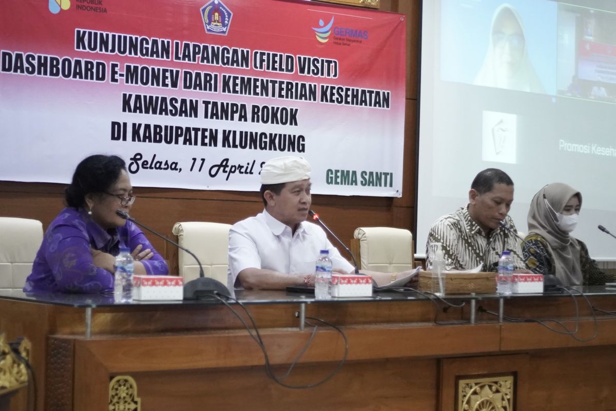 Klungkung Jadi Contoh Penerapan Dashboard E-monev Kawasan Tanpa Rokok ...