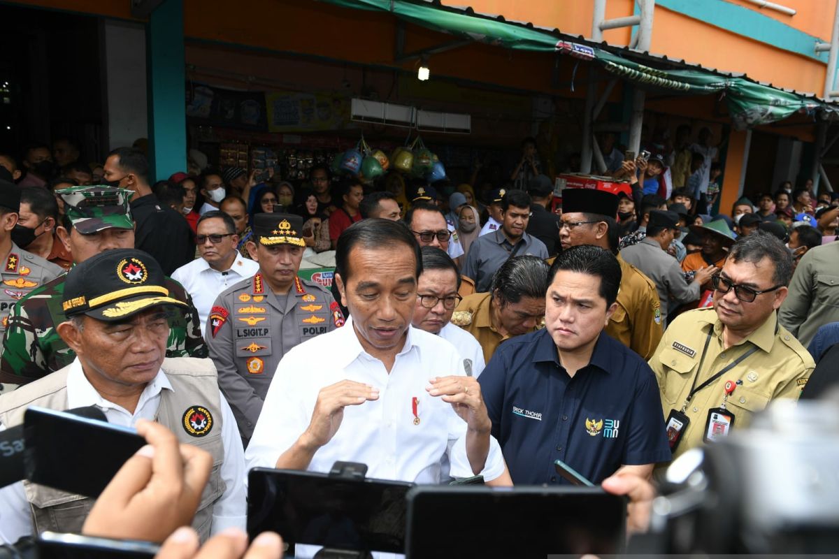 Jokowi sebut masalah distribusi barang picu perbedaan harga di Cilegon