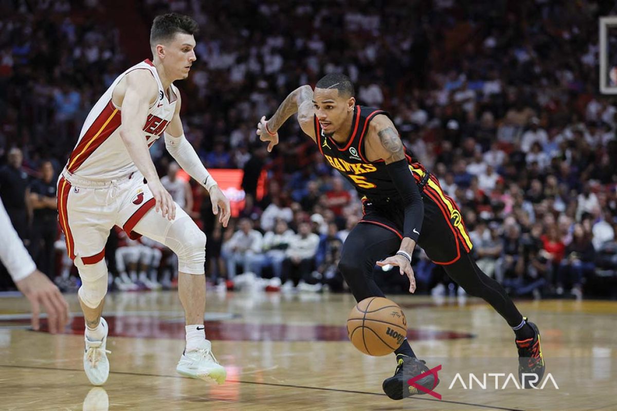 NBA: Hawks amankan play off usai bekuk Miami Heat