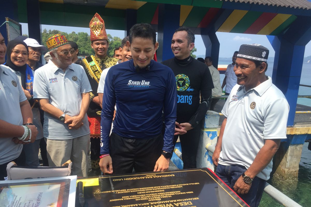 Menparekraf tetapkan Desa Iboih sebagai desa wisata terbaik, begini harapan Sandiaga Uno