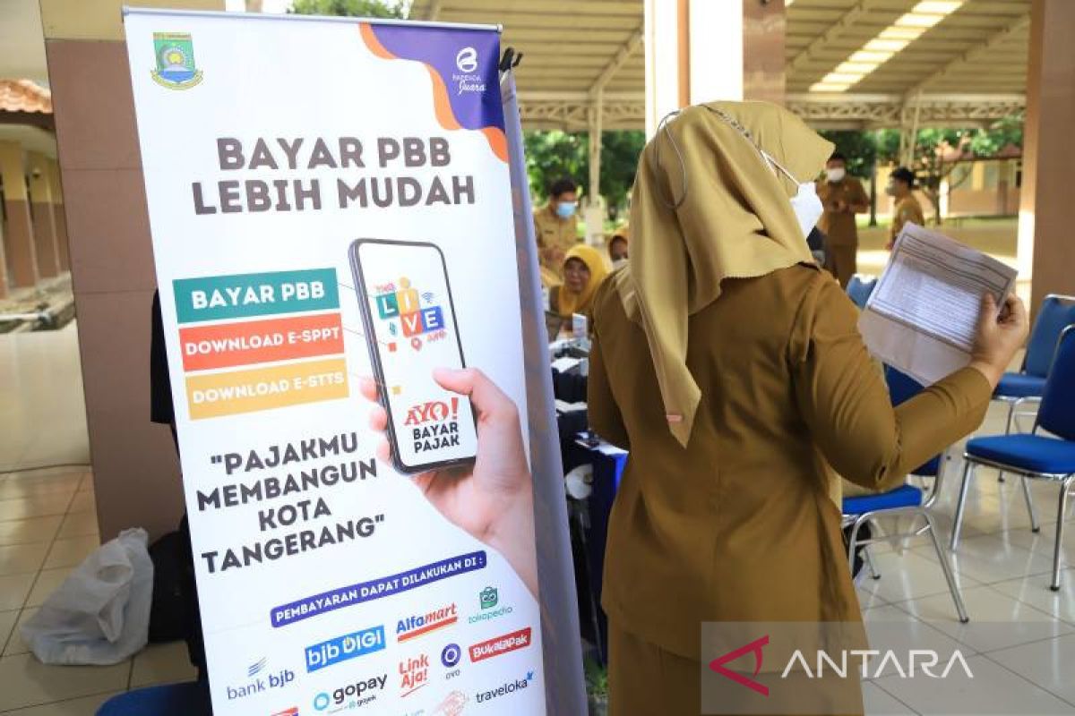 Realisasi PBB Kota Tangerang capai 469,47 persen