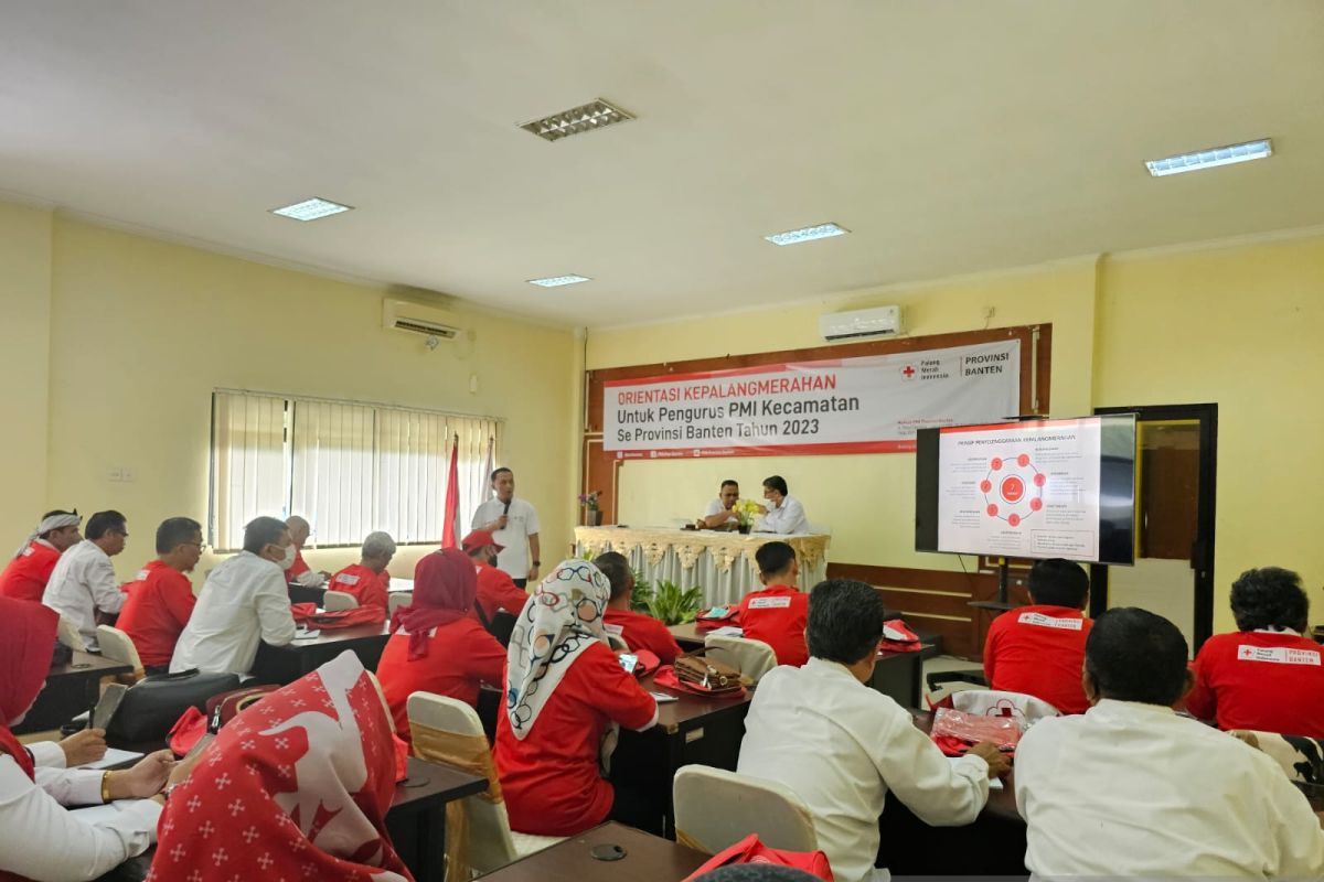 PMI Banten perkuat kapasitas PMI pengurus kecamatan