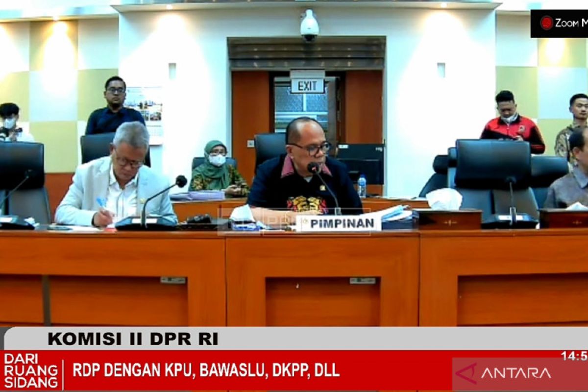 Komisi II DPR setujui RPKPU tentang pencalonan DPR-DPRD dan DPD