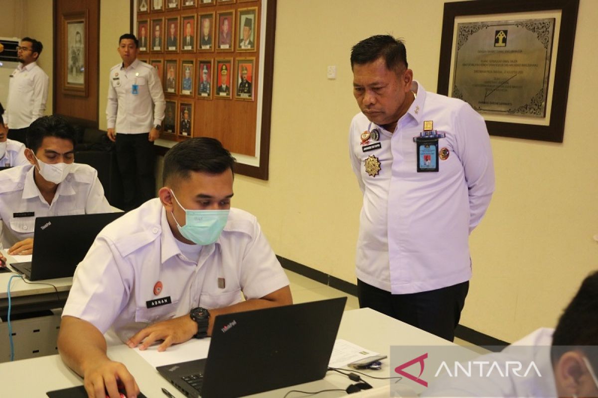 41 pegawai Kanwil Kemenkumham Riau ikuti ujian online seleksi penyesuaian ijazah