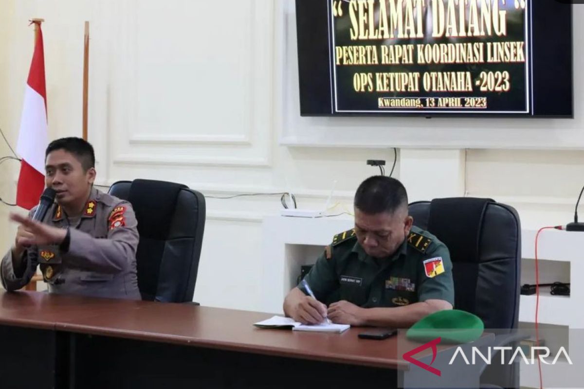 Polres Gorontalo Utara rakor kesiapan Operasi Ketupat Otanaha 2023