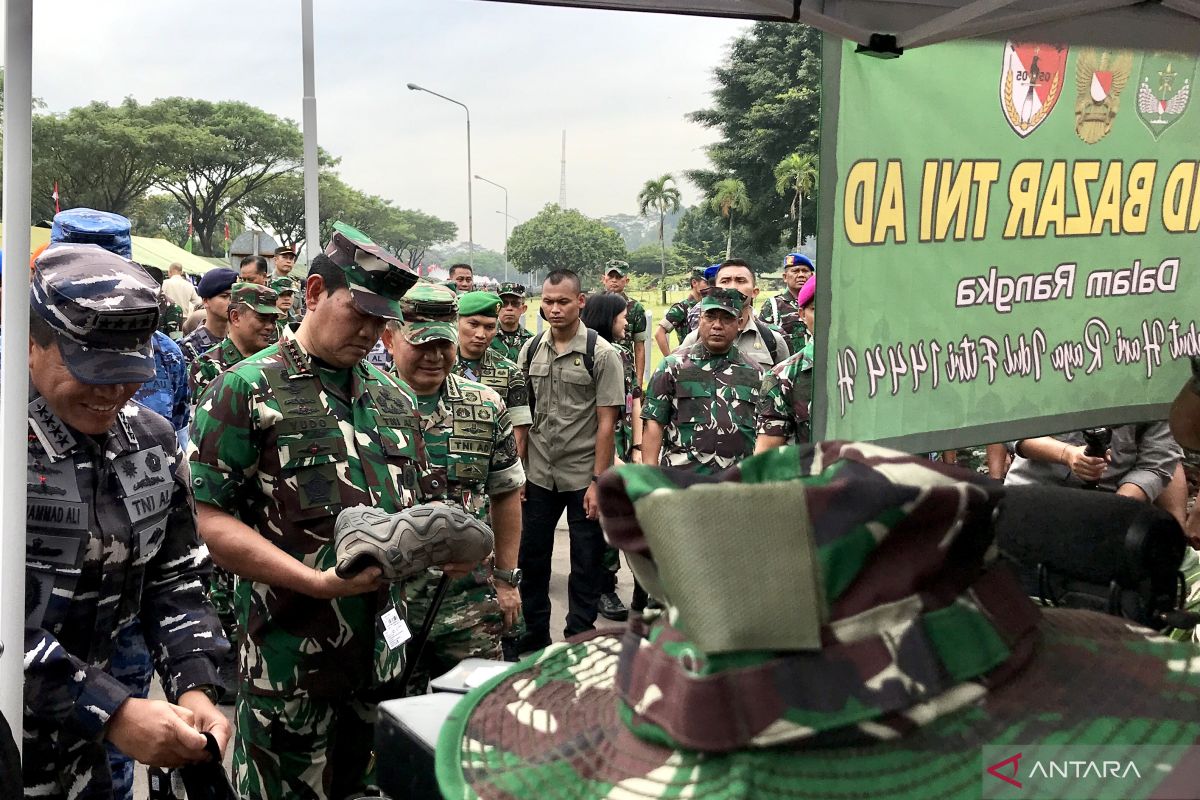 Panglima: Bazar di Mabes TNI bantu prajurit penuhi kebutuhan Lebaran