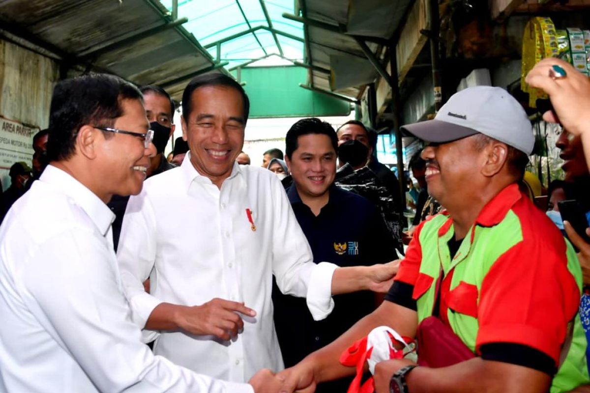 Mardiono dampingi Presiden Jokowi cek ketersediaan pangan