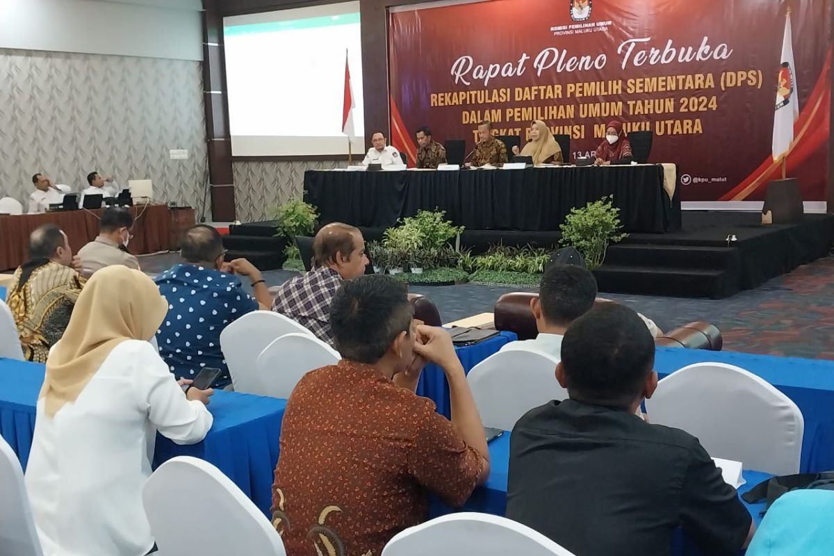 KPU: DPS Maluku Utara berjumlah 980.474  pemilih