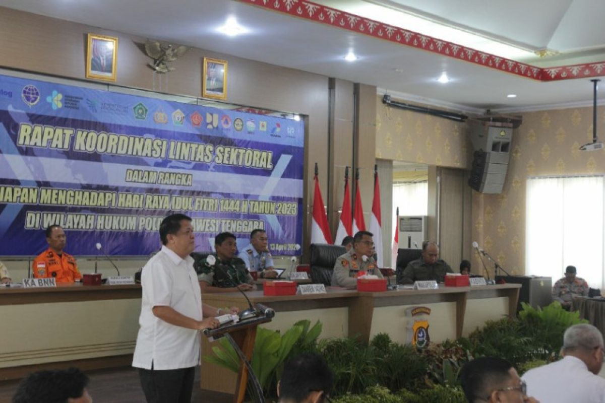 Polda Sulawesi Tenggara bersama lintas sektor gelar rakor pengamanan arus mudik