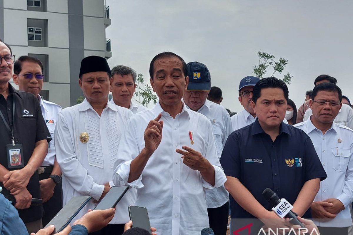 Jokowi minta hunian konsep TOD dibangun di kota lain selain Jakarta